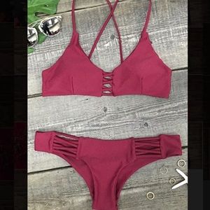 Super cute red bikini